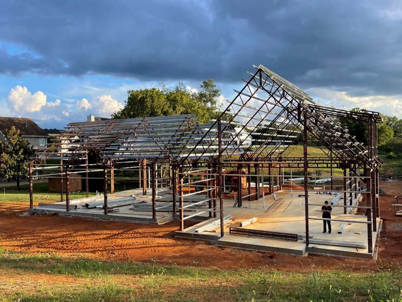 The Steel Envelope in Modern Farmhouse Barndo.